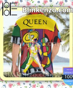 Queen Freddie Mercury Colorful Summer Shirts c