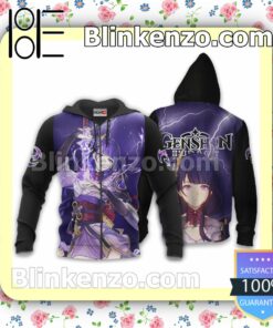 Raiden Shogun Genshin Impact Anime Personalized T-shirt, Hoodie, Long Sleeve, Bomber Jacket
