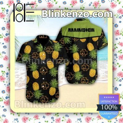 Rammstein Pineapple Black Summer Shirt