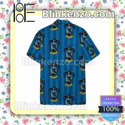 Ravenclaw House Pride Crests Harry Potter Blue Summer Hawaiian Shirt, Mens Shorts a
