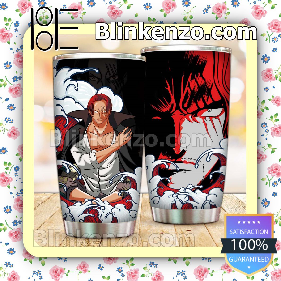 Red-haired Shanks One Piece 30 20 Oz Tumbler