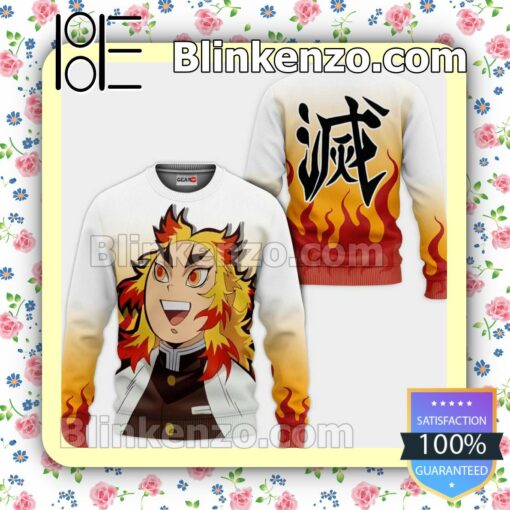 Rengoku Demon Slayer Anime Funny Style Personalized T-shirt, Hoodie, Long Sleeve, Bomber Jacket a
