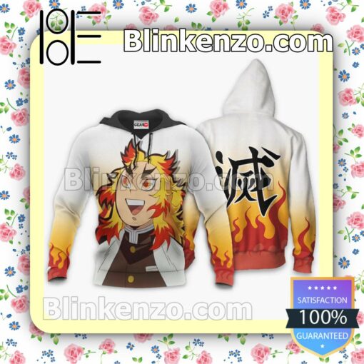Rengoku Demon Slayer Anime Funny Style Personalized T-shirt, Hoodie, Long Sleeve, Bomber Jacket b