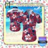 Richmond Spiders Red Lily And Hibiscus Flowers Summer Shirt