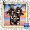 Rush Rock Band Tropical Forest Black Summer Hawaiian Shirt, Mens Shorts