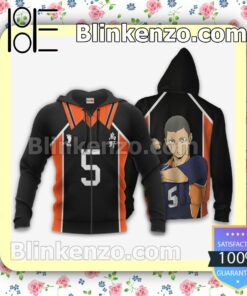 Ryunosuke Tanaka Karasuno Haikyuu Anime Costume Personalized T-shirt, Hoodie, Long Sleeve, Bomber Jacket