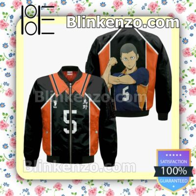 Ryunosuke Tanaka Karasuno Haikyuu Anime Costume Personalized T-shirt, Hoodie, Long Sleeve, Bomber Jacket x