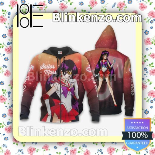 Sailor Mars Rei Hino Sailor Moon Anime Personalized T-shirt, Hoodie, Long Sleeve, Bomber Jacket