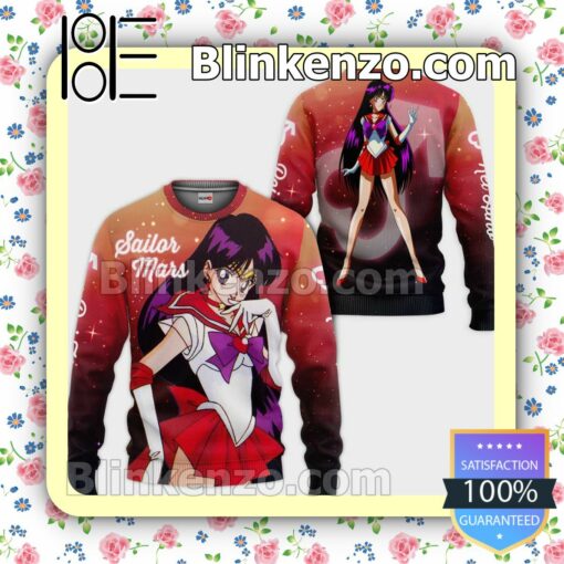 Sailor Mars Rei Hino Sailor Moon Anime Personalized T-shirt, Hoodie, Long Sleeve, Bomber Jacket a