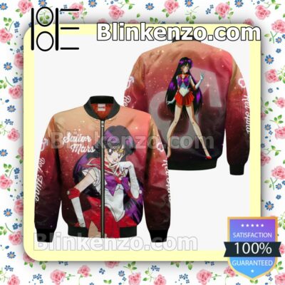 Sailor Mars Rei Hino Sailor Moon Anime Personalized T-shirt, Hoodie, Long Sleeve, Bomber Jacket c