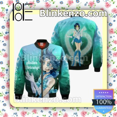 Sailor Mercury Ami Mizuno Sailor Moon Anime Personalized T-shirt, Hoodie, Long Sleeve, Bomber Jacket c