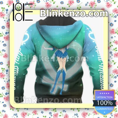 Sailor Mercury Ami Mizuno Sailor Moon Anime Personalized T-shirt, Hoodie, Long Sleeve, Bomber Jacket x