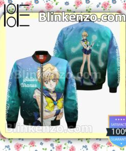 Sailor Uranus Haruka Tenoh Sailor Moon Anime Personalized T-shirt, Hoodie, Long Sleeve, Bomber Jacket c