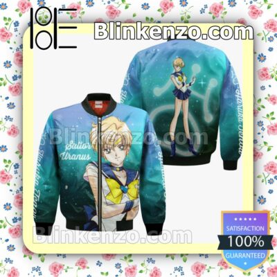 Sailor Uranus Haruka Tenoh Sailor Moon Anime Personalized T-shirt, Hoodie, Long Sleeve, Bomber Jacket c