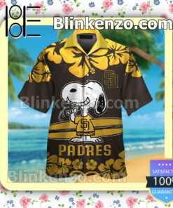 San Diego Padres Snoopy Mens Shirt, Swim Trunk