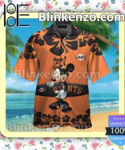 San Francisco Giants Minnie Mouse Mens Shirt, Swim Trunk