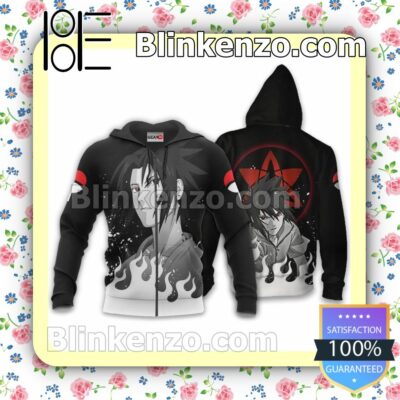 Sasuke Uchiha Anime Naruto Shippuden Style Personalized T-shirt, Hoodie, Long Sleeve, Bomber Jacket