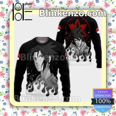 Sasuke Uchiha Anime Naruto Shippuden Style Personalized T-shirt, Hoodie, Long Sleeve, Bomber Jacket a