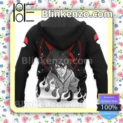 Sasuke Uchiha Anime Naruto Shippuden Style Personalized T-shirt, Hoodie, Long Sleeve, Bomber Jacket x