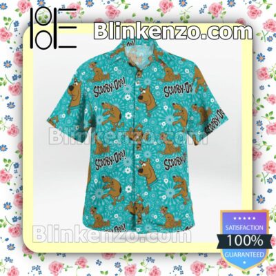 Scooby Doo Blue Summer Shirts b