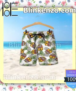 Seamless Coors Light Funny Pineapple Summer Hawaiian Shirt b