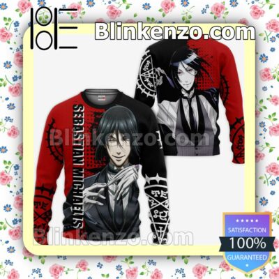 Sebastian Michaelis Black Butler Anime Personalized T-shirt, Hoodie, Long Sleeve, Bomber Jacket a