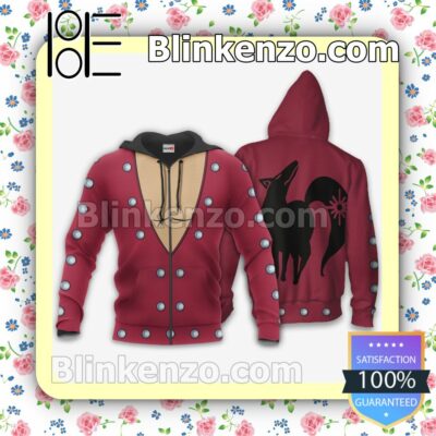 Seven Deadly Sins Ban Uniform Costume Anime Personalized T-shirt, Hoodie, Long Sleeve, Bomber Jacket