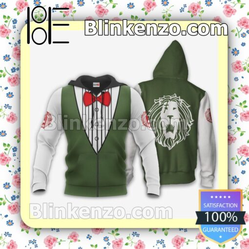 Seven Deadly Sins Escanor Uniform Costume Anime Personalized T-shirt, Hoodie, Long Sleeve, Bomber Jacket