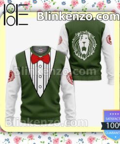 Seven Deadly Sins Escanor Uniform Costume Anime Personalized T-shirt, Hoodie, Long Sleeve, Bomber Jacket a