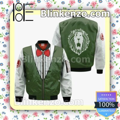 Seven Deadly Sins Escanor Uniform Costume Anime Personalized T-shirt, Hoodie, Long Sleeve, Bomber Jacket c