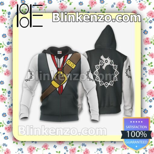 Seven Deadly Sins Meliodas Uniform Costume Anime Personalized T-shirt, Hoodie, Long Sleeve, Bomber Jacket