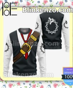 Seven Deadly Sins Meliodas Uniform Costume Anime Personalized T-shirt, Hoodie, Long Sleeve, Bomber Jacket a