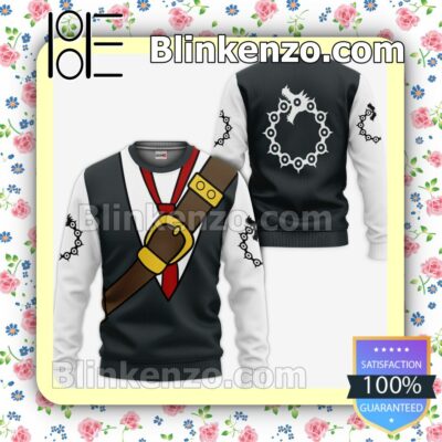 Seven Deadly Sins Meliodas Uniform Costume Anime Personalized T-shirt, Hoodie, Long Sleeve, Bomber Jacket a