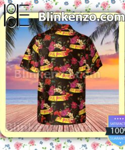 Sex Pistols Rock Band Floral Pattern Summer Hawaiian Shirt, Mens Shorts a