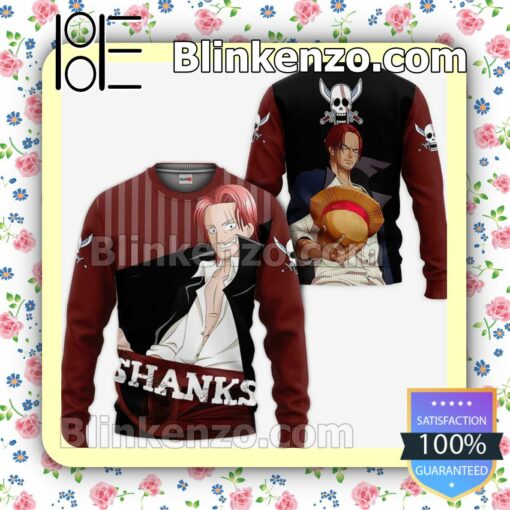 Shanks Red-Haired One Piece Anime Personalized T-shirt, Hoodie, Long Sleeve, Bomber Jacket a