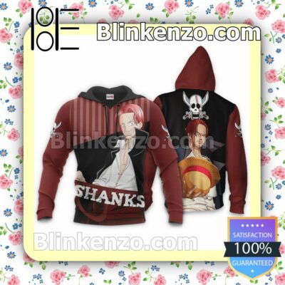 Shanks Red-Haired One Piece Anime Personalized T-shirt, Hoodie, Long Sleeve, Bomber Jacket b