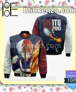 Shoto Todoroki Ice & Fire My Hero Academia Anime Personalized T-shirt, Hoodie, Long Sleeve, Bomber Jacket c