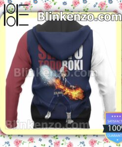 Shoto Todoroki Ice & Fire My Hero Academia Anime Personalized T-shirt, Hoodie, Long Sleeve, Bomber Jacket x