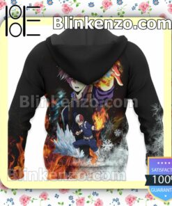 Shoto Todoroki Ice and Fire My Hero Academia Anime Personalized T-shirt, Hoodie, Long Sleeve, Bomber Jacket x
