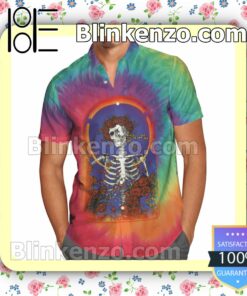 Skull And Rose Colorful Summer Shirts a