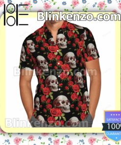 Skull Roses Summer Shirts a