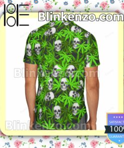 Skull Weed Leaf Summer Shirts a