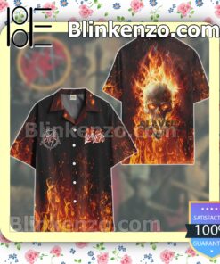 Slayer Fire Summer Hawaiian Shirt c