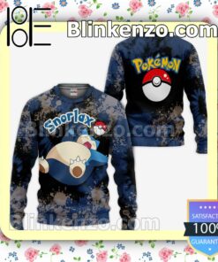 Snorlax Pokemon Anime Tie Dye Style Personalized T-shirt, Hoodie, Long Sleeve, Bomber Jacket a