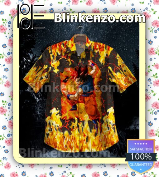 Son Goku Dragon Ball On Fire Summer Shirts