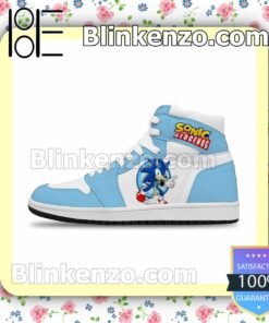 Sonic Synergy the Hedgehog Clipart Air Jordan 1 Mid Shoes