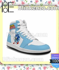 Sonic Synergy the Hedgehog Clipart Air Jordan 1 Mid Shoes b