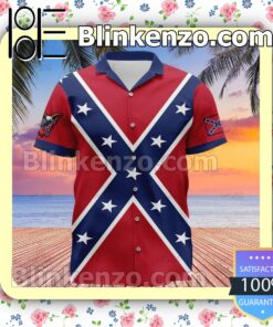 Southern Confederate Flag The South Will Rise Again Colorful Summer Hawaiian Shirt a