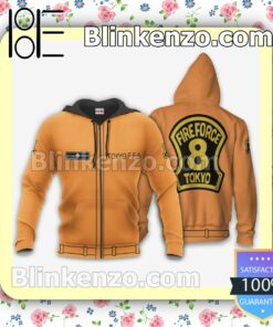 Special Fire Force Company 8 Casual Uniform Fire Force Anime Personalized T-shirt, Hoodie, Long Sleeve, Bomber Jacket