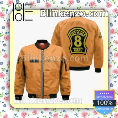 Special Fire Force Company 8 Casual Uniform Fire Force Anime Personalized T-shirt, Hoodie, Long Sleeve, Bomber Jacket c
